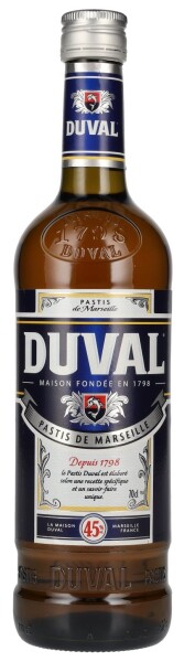 Duval Pastis Liqueur 45% 0,7 l (holá lahev)