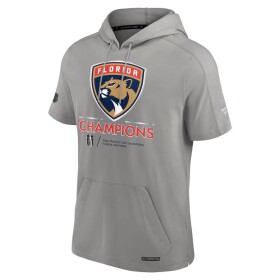 Fanatics Pánská mikina Florida Panthers 2024 Stanley Cup Champions Authentic Pro Fleece Short Sleeve Pullover Hoodie Velikost: