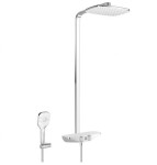 HANSA - Emotion Sprchový set Wellfit s termostatem, 36x22 cm, bílá/chrom 5865017282