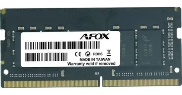 AFOX 16GB DDR4 3200 MHz / Paměť RAM / SO-DIMM / Micron chip / 1,2 V / Unbuffered (AFSD416PS1P)