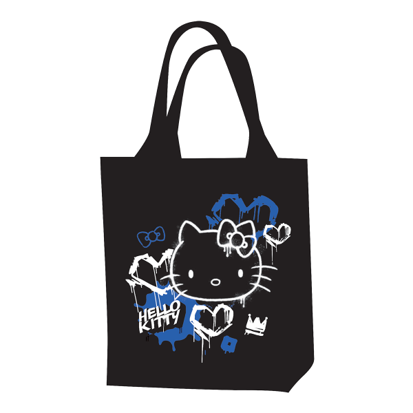 Colorino taška přes rameno, Hello Kitty Neon Black, 9 l, PES, černá
