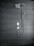 HANSGROHE - Shower Select Uzavírací a přepínací ventil pod omítku pro 3 spotřebiče, chrom 15745000