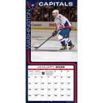 JF Turner Kalendář Washington Capitals NHL Alexander Ovechkin #8 2026 Wall Calendar