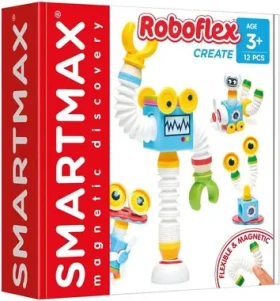 SMARTMAX Magnetická stavebnice Roboti 12 dílků