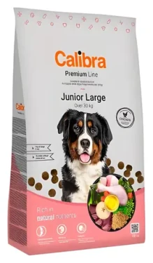 Calibra Premium Line Junior Large 12 kg / Granule pro psy / kuřecí / velká plemena / štěňata