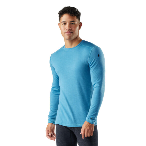 Smartwool Pánské merino tričko s dlouhým rukávemSMARTWOOL Men's Classic Thermal Merino Base Layer, Mineral Blue Heather velikost: S