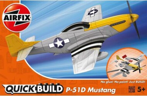 AIRFIX Quick Build letadlo J6016 P-51D Mustang