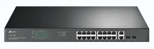 TP-LINK TL-SG1218MP / Switch / 16x GLAN (PoE+) / 2x GLAN (Non-PoE) / 2x Combo Gigabit SFP / PoE+ (TL-SG1218MP)