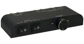 MicroConnect 4-cestný Switch reproduktorů s banánkovým konektorem černá (MC-GEN-270)