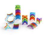 GuideCraft Magnetická stavebnice - PowerClix Organics set (74ks)