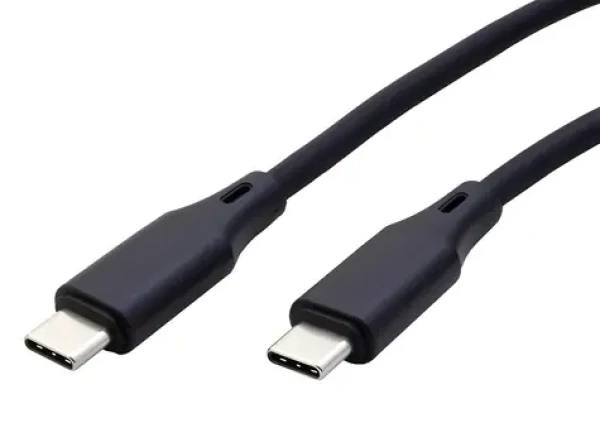ROLINE černá / Kabel USB-C (M) - USB-C (M) / silikonový / 60W / 1 m (11.02.9120)