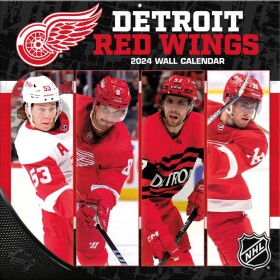 JF Turner Kalendář Detroit Red Wings 2024 Wall Calendar
