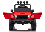 Mamido Elektrické autíčko Jeep Rubicon 24 V 2x200 W červené