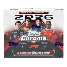 2026 Topps Chrome Formula 1 Mega Box - karty F1