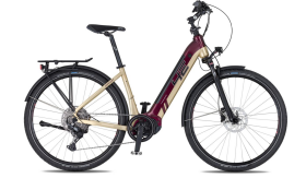 4EVER COMFORT SPORT 720, pneu 28", rám 16" (S), model 2025, barva dark wine - ZDARMA dopravné, odborná montáž, seřízení, pojištění! (Záruka nejlepší ceny! Nakupujte u autorizovaného prodejce!)