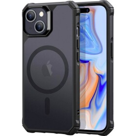 ESR Air Armor HaloLock Case zadní kryt na mobil Apple iPhone 15 Plus černá Kompatibilní s MagSafe