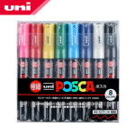 Posca sada popisovačů PC-1M, 0,7 - 1 mm, mix barev (8 ks)