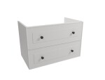 Koupelnová skříňka pod umyvadlo Naturel Forli 80x45x46 cm bílá FORLI80BI FORLI80BI