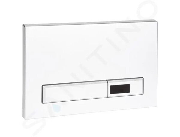 SANELA - Příslušenství Elektronické ovládací tlačítko splachování WC, do rámu SLR 21, bílá SLW 02A