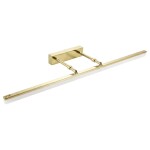 Koupelnové nástěnné LED svítidlo APP1874-1W 80cm GOLD OSW-66029