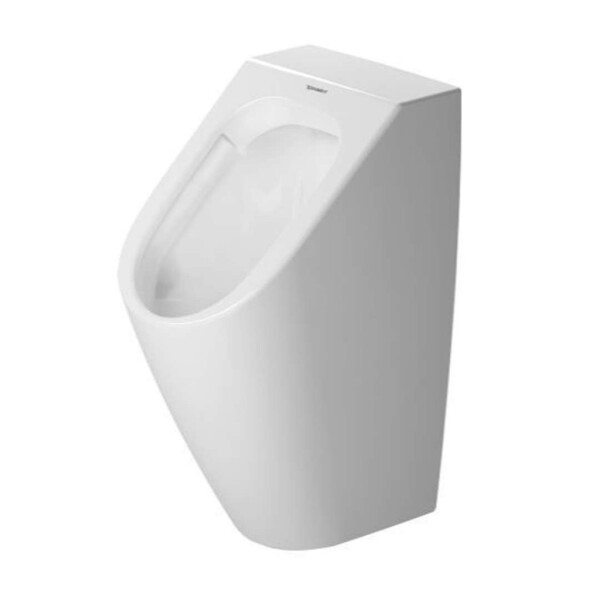 DURAVIT - ME by Starck Pisoár, zadní přívod vody, Rimless, s WonderGliss, bílá 28093000001