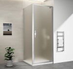 GELCO - SIGMA SIMPLY CHROM obdélníkový sprchový kout 900x700 sklo BRICK, GS3899F-GS4370 GS3899F-GS4370