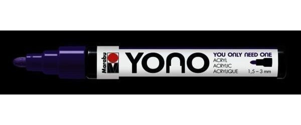 Marabu YONO akrylový popisovač 1,5-3 mm - fialový