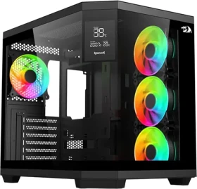 Redragon Vision ARGB GC-625-PRO černá / Skříň pro PC / Middle Tower / ATX / 4x ARGB 120 mm / Tempered Glass (GC-625-PRO)