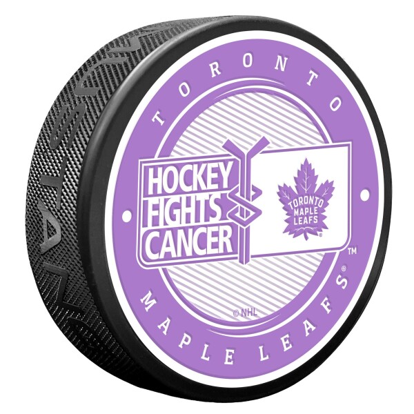 Mustang Puk Toronto Maple Leafs NHL Hockey Fights Cancer