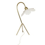 Strömshaga Stolní lampa Daisy 57 cm, zlatá barva, kov, textil