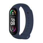 FIXED Silicone Strap Silikonový řemínek pro Xiaomi Band 7/Mi Band 6/Mi Band 5 modrá (FIXSSTB-989-BL)