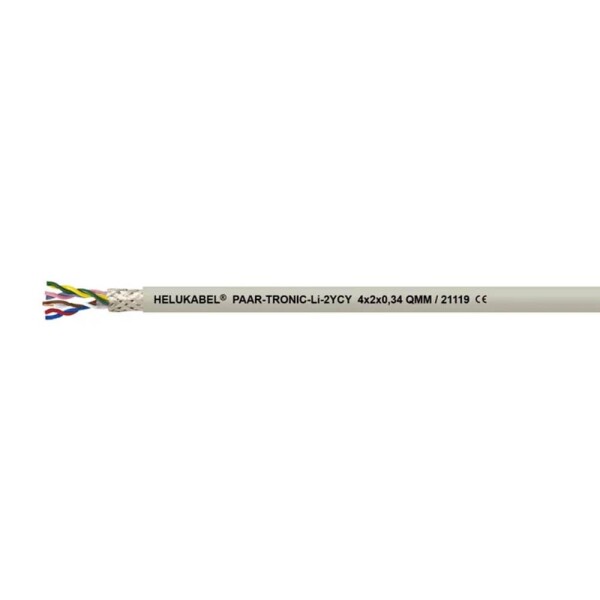 HELU 21125-100 datový kabel 4 x 2 x 0.5 mm² šedá 100 m