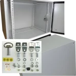OCRACK Venkovní rozvaděč 9U IP55 / Rozvaděč / 19" / 9U-420mm / IP55 / Plechové dveře (9052)