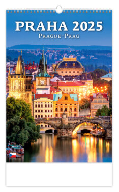 Nástěnný kalendář 2025 Helma - Praha