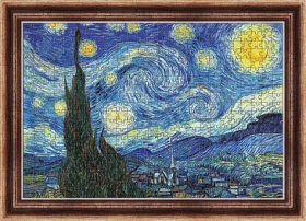 TREFL Art Frame Puzzle Hvězdná noc