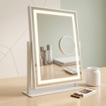 REA - Zrcadlo LED LUMI White 30x40cm HOM-01800