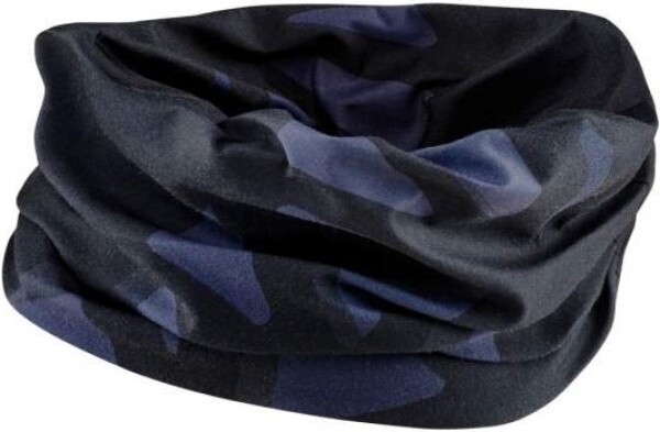 CEP Logo Bandana blue grey - Běžecký multifunkční nákrčník CEP - černá / šedá