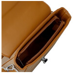 Elegantní dámská koženková kabelka na rameno Ciri, hnědá