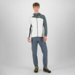 KARPOS Averau Full-Zip Hoodie Fleece, Bright White/Dark Slate velikost: L