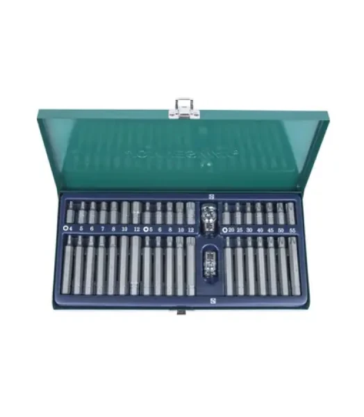 JONNESWAY Sada 40 bitů (IMBUS | TORX | XZN) / adaptér 1/2” a 3/8” (S29H4140S)