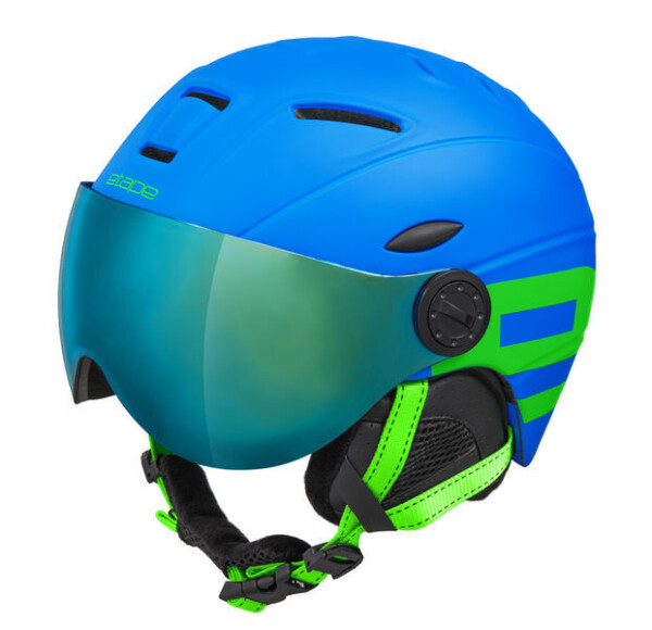 Lyžařská helma Etape RIDER PRO - modrá/zelená mat Helmy vel.: S/53-55