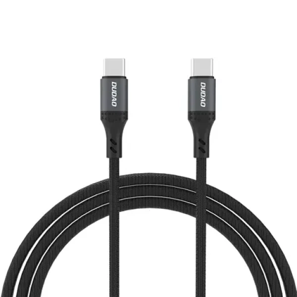 Dudao Datový kabel L3CC / USB-C / USB-C / 60W / 1.2 m / černá (181521)
