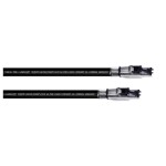 Cordial 15609 RJ45 síťové kabely, propojovací kabely CAT 6A SF/UTP 1.50 m černá krytí PUR 1 ks