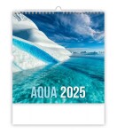 Nástěnný kalendář 2025 Aqua