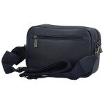 Stylová dámská koženková crossbody kabelka MaxFly Tarja, tmavě modrá