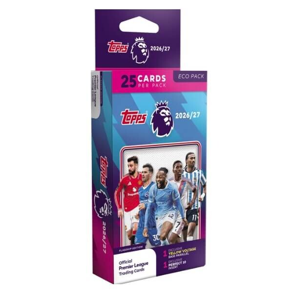 2026-2027 Topps Flagship Premier League Eco Pack - fotbalové karty