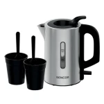 SENCOR SWK 170SS stříbrná / Cestovní rychlovarná konvice / 1100W / 0.5L (8590669385881)