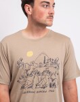 Tričko Fjällräven Hoja Lugnt Wool T-shirt M 118 Fossil