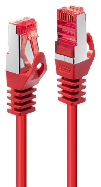 Lindy Cat6 S/FTP Basic červená / Patch kabel / RJ-45 / 0,3 m / 250 MHz (47360)