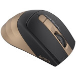 A4tech FG35 FStyler, bezdrátová kancelářská myš, černá/bronzová
